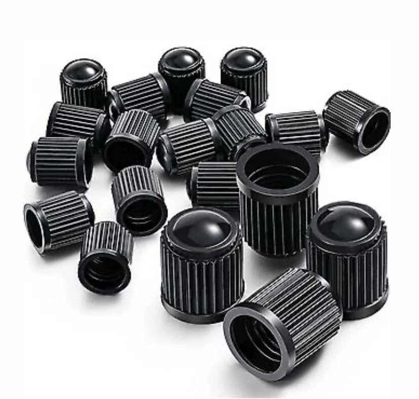 16 X CAR BIKE CYCLE BLACK PLASTIC AIR VALVE TYRE ALLOY WHEEL CAPS DUST VALVE - Image 9