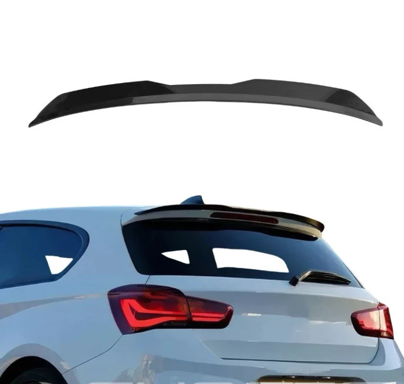 BMW 1 SERIES F20 F21 11-19 Glossy Black Rear Roof Spoiler Lip Extension Wing