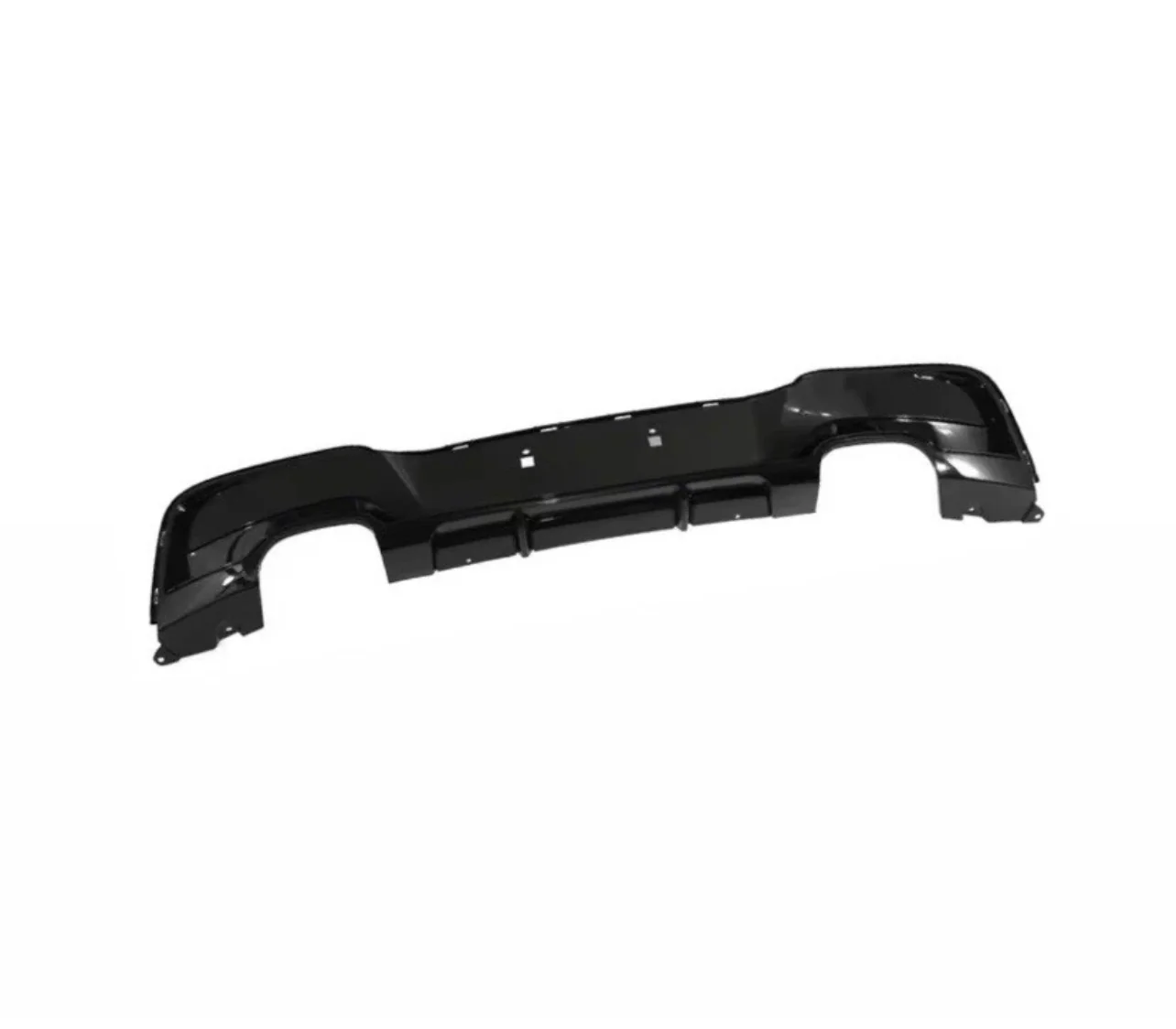 BMW 1 SERIES F20 F21 DIFFUSER PRE-LCI 2011-2014 M135I LOOK GLOSS BLACK QUAD - Image 2