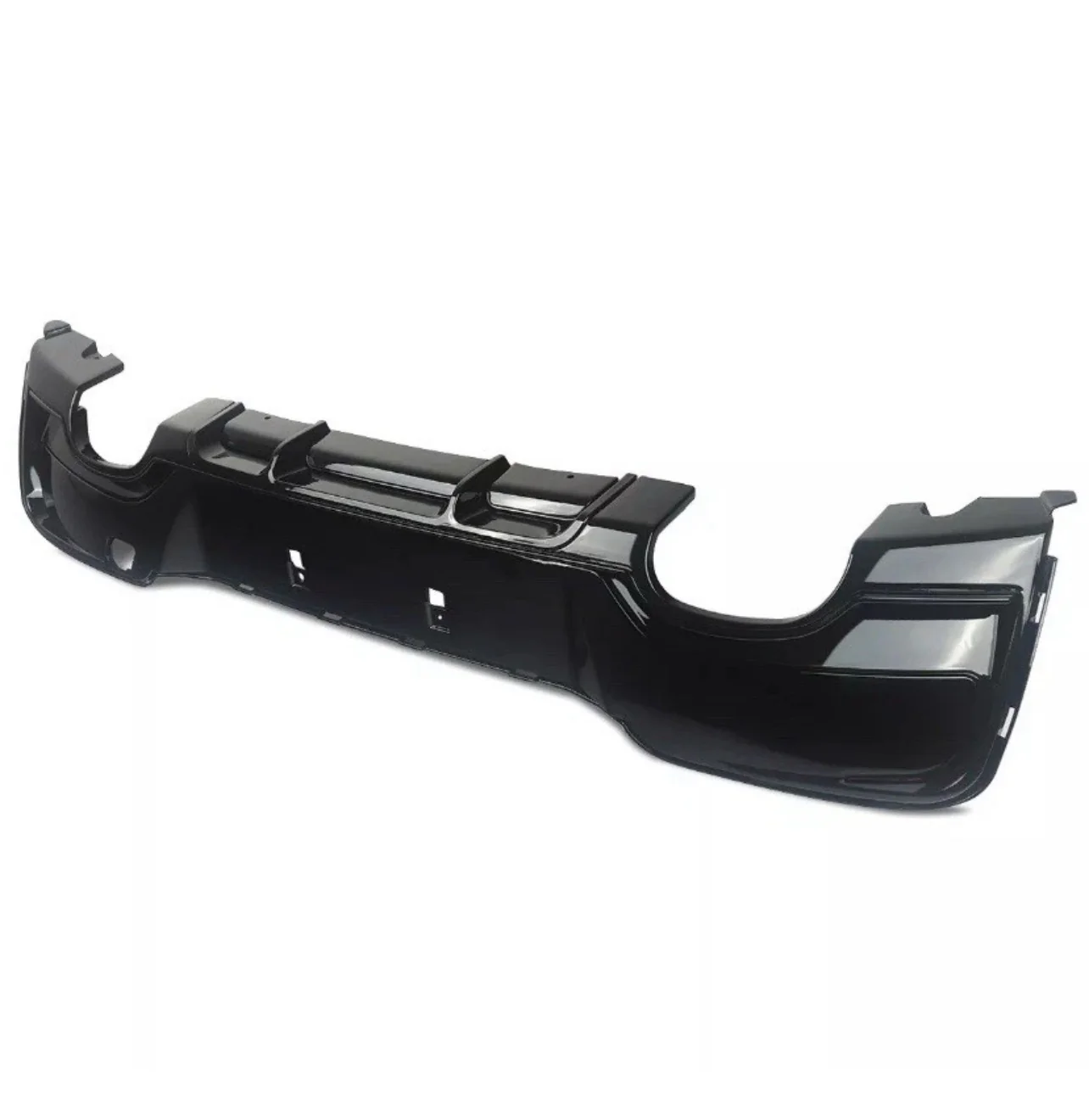 BMW 1 SERIES F20 F21 DIFFUSER PRE-LCI 2011-2014 M135I LOOK GLOSS BLACK QUAD - Image 5
