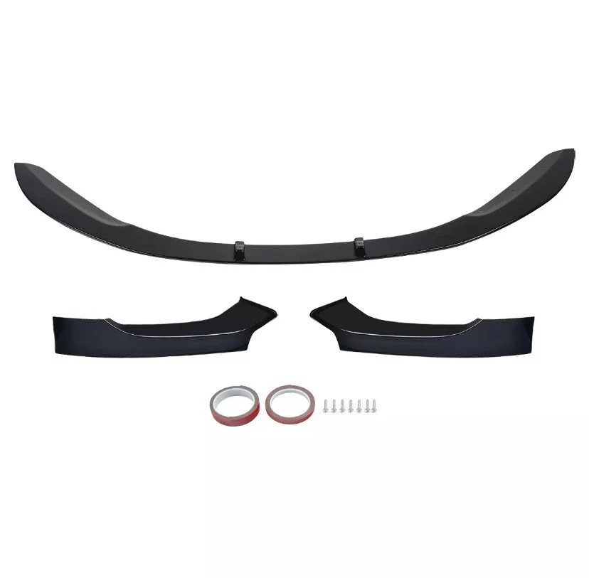 BMW 1 SERIES F20 F21 LCI 15-19 FRONT SPLITTER LIP M PERFORMANCE GLOSS BLACK - Image 3