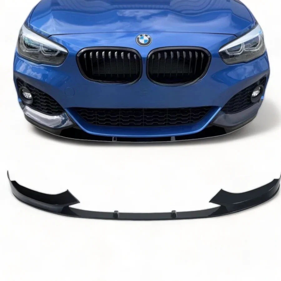 BMW 1 SERIES F20 F21 LCI 15-19 FRONT SPLITTER LIP M PERFORMANCE GLOSS BLACK - Image 7