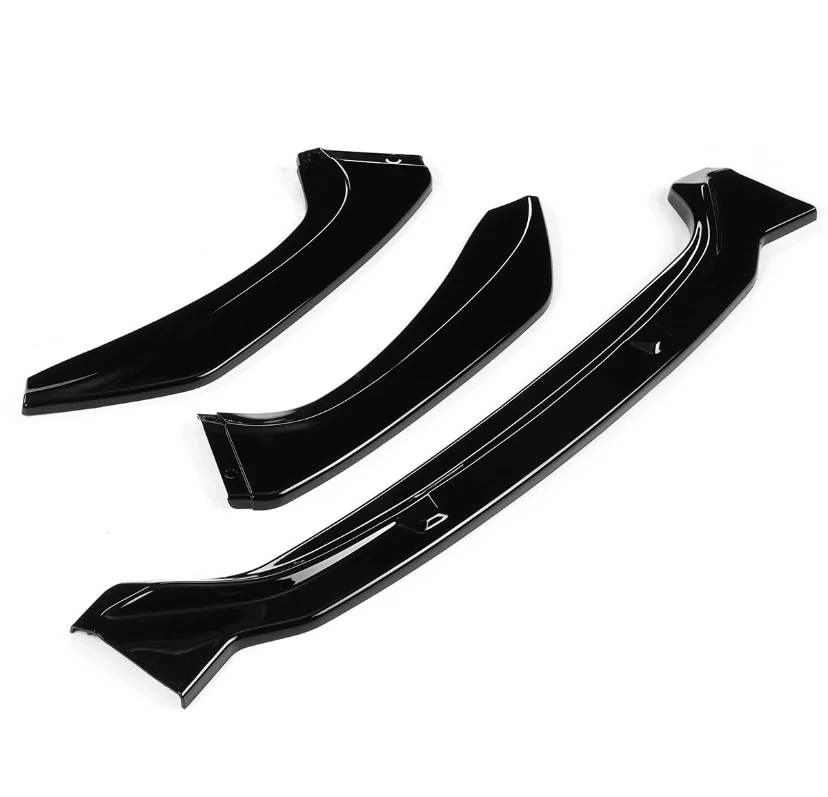 BMW 1 SERIES F20 F21 M SPORT LCI 2015-2019 GLOSS BLACK FRONT SPLITTER LIP - Image 5
