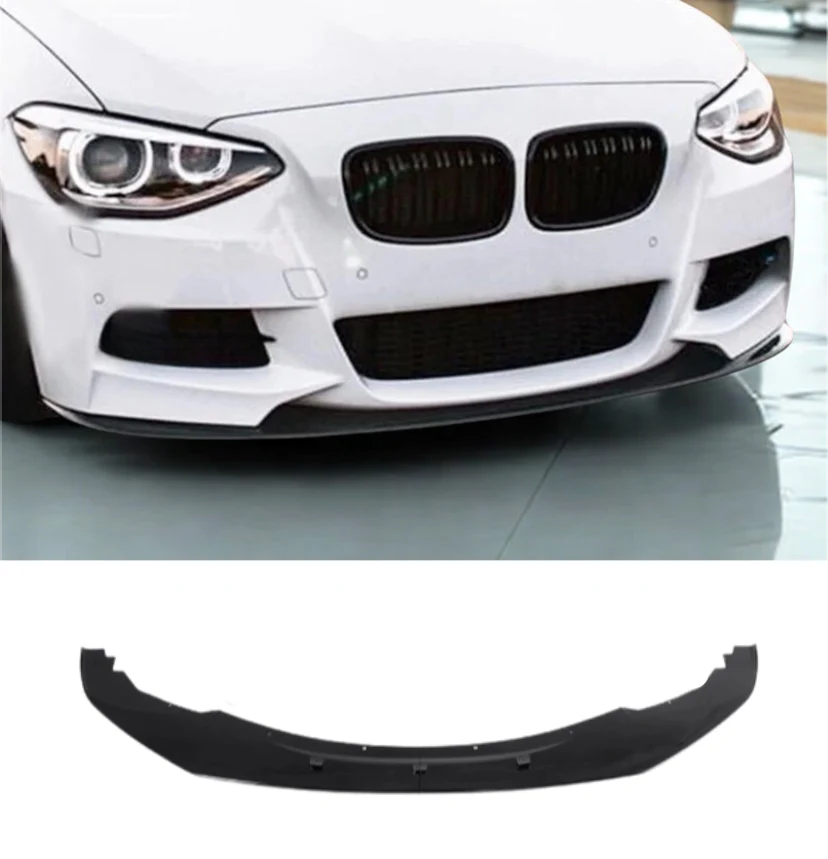 BMW 1 SERIES F20 F21 PRE LCI FRONT SPLITTER LIP M PERFORMANCE BLACK UK 2011-2014 - Image 7