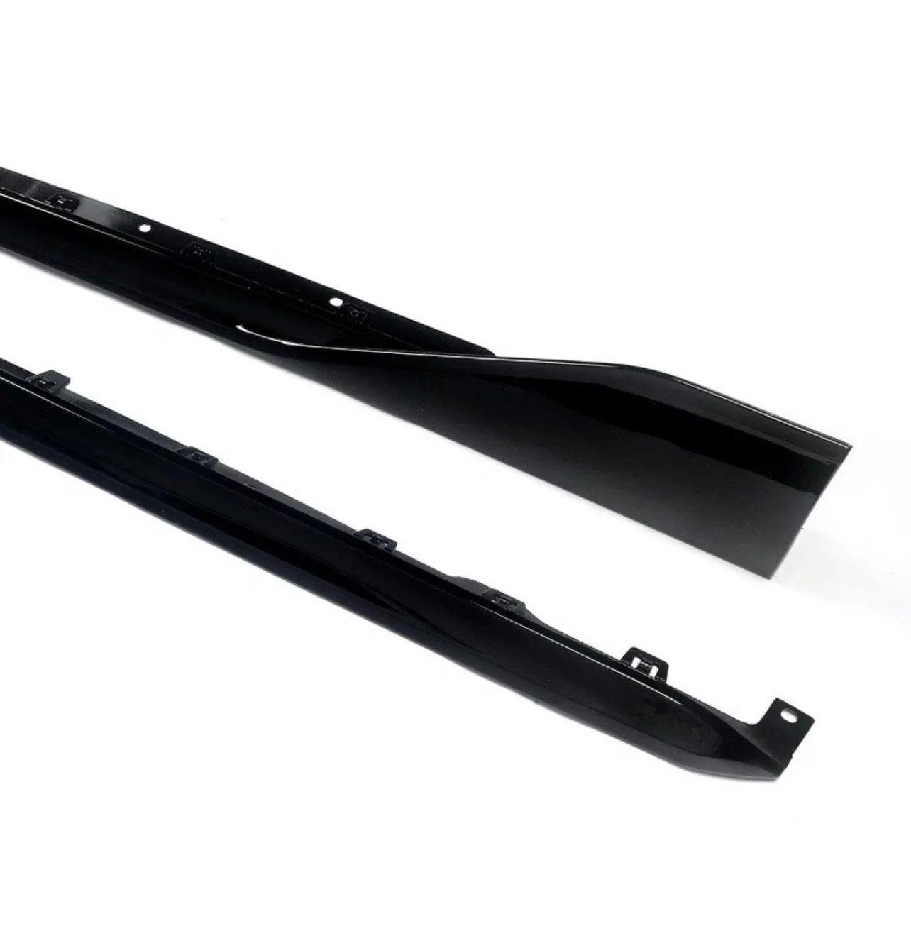 BMW 1 SERIES F40 GLOSS BLACK M PERFORMANCE STYLE SIDE SKIRT EXTENSIONS 2020+ - Image 10