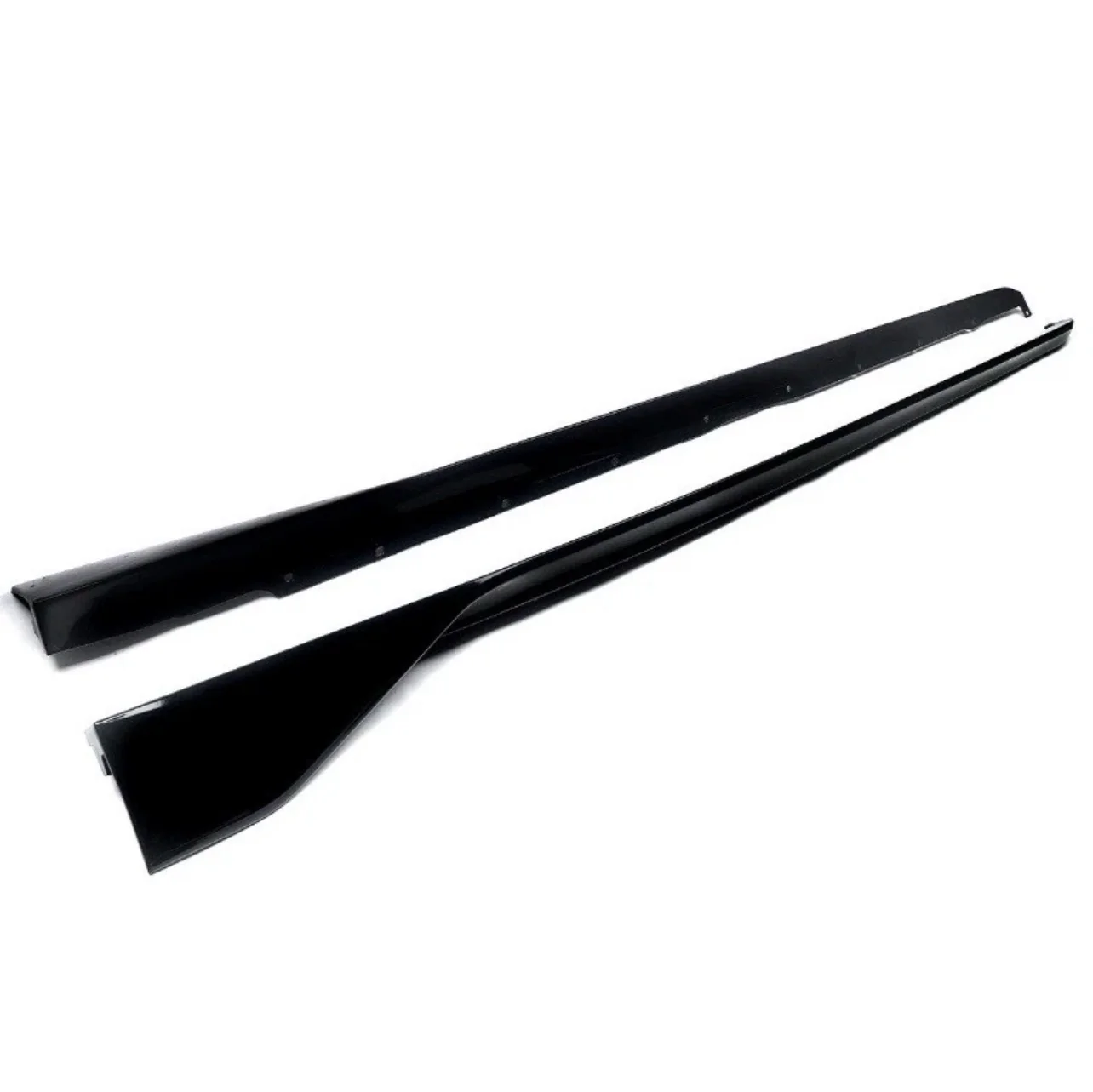 BMW 1 SERIES F40 GLOSS BLACK M PERFORMANCE STYLE SIDE SKIRT EXTENSIONS 2020+ - Image 8