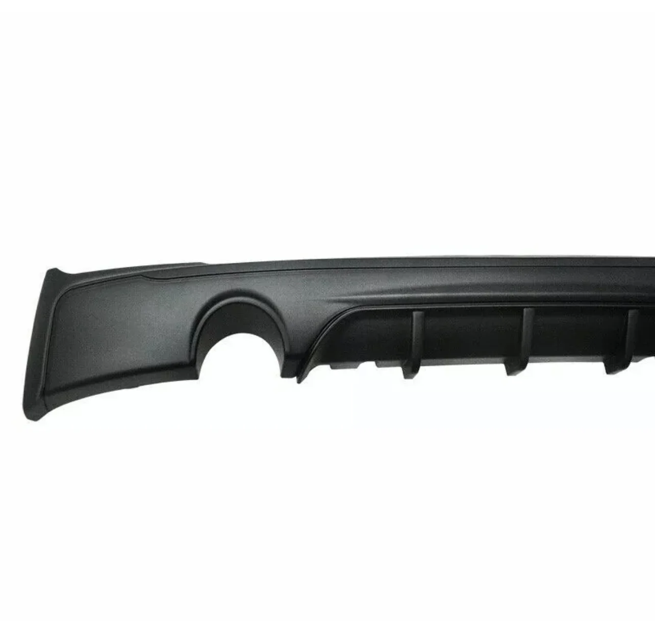 BMW 2 SERIES F22 F23 M-SPORT PERFORMANCE DUAL REAR DIFFUSER VALANCE MATTE BLACK - Image 5