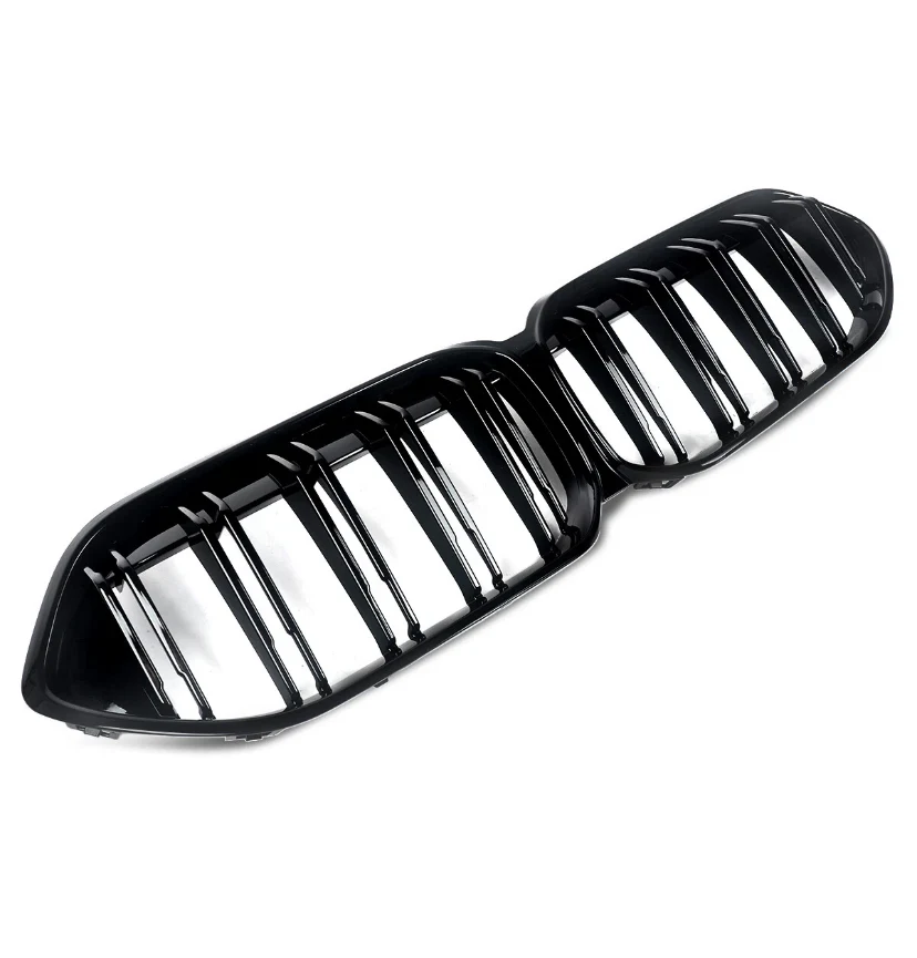 BMW 2 Series F44 Gran Coupe 2020+ Gloss Black Dual Slats Front Kidney Grille Abs - Image 2