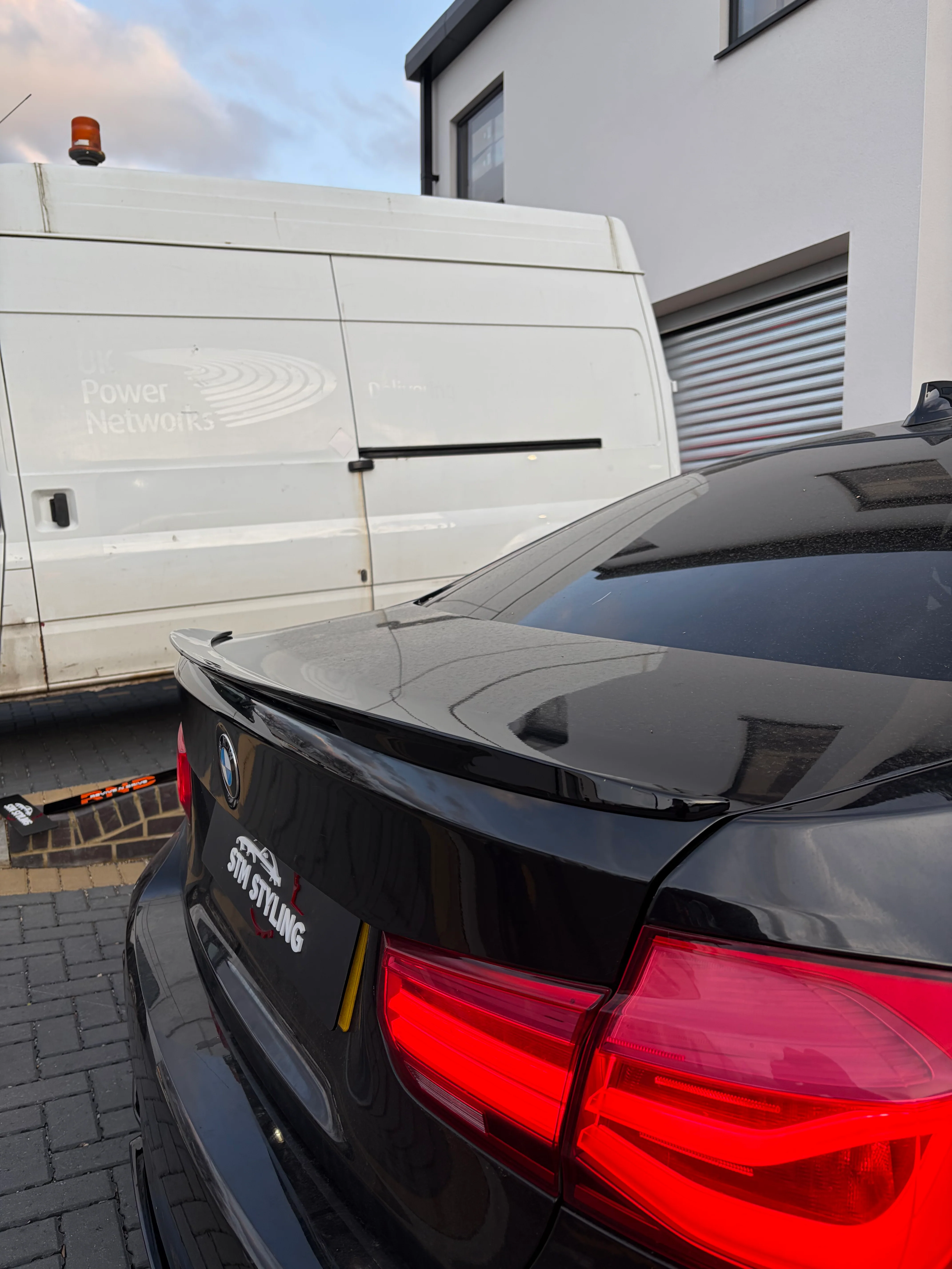 BMW 3 Series F30 Body Kit Mp Gloss Black Singe Exit Diffuser - Image 13