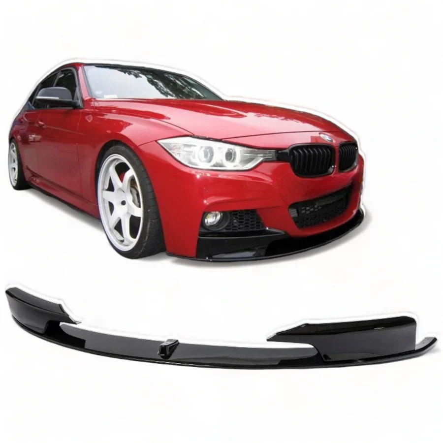 BMW 3 Series F30 Body Kit Mp Gloss Black Singe Exit Diffuser - Image 3