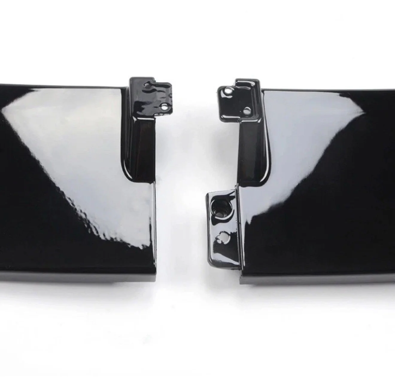 BMW 3 SERIES F30 F31 MP STYLE FRONT LIP SPOILER SPLITTER GLOSS BLACK 2 PIECE - Image 4