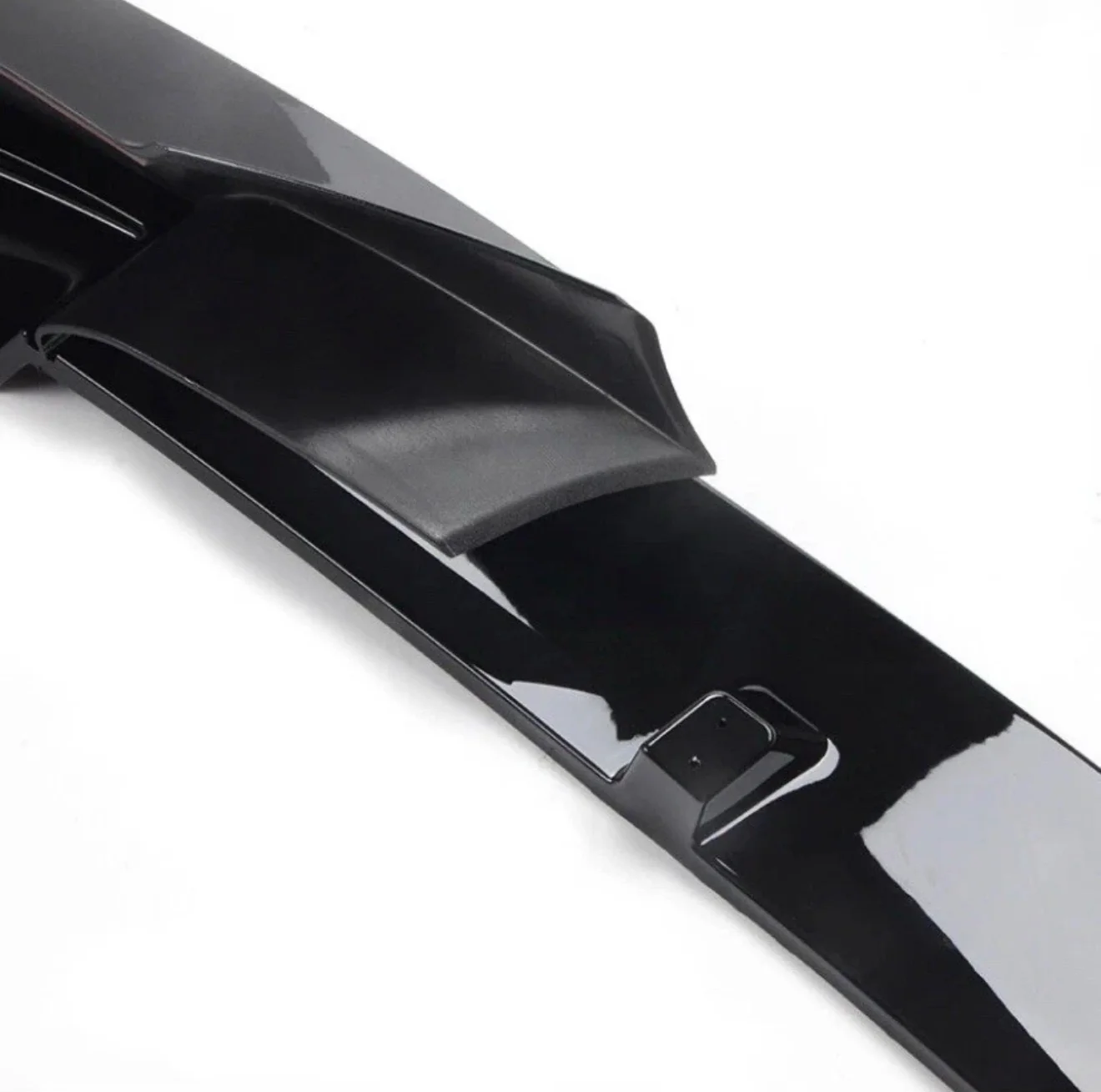 BMW 3 SERIES F30 F31 MP STYLE FRONT LIP SPOILER SPLITTER GLOSS BLACK 2 PIECE - Image 5
