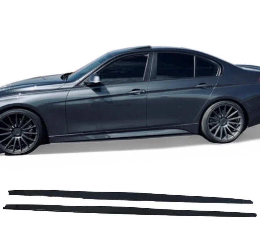 BMW 3 SERIES F30 F31 SIDE EXTENSION BLADE M PERFORMANCE SKIRT GLOSS 12-2019