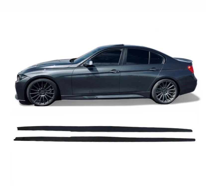 BMW 3 SERIES F30 F31 SIDE EXTENSION BLADE M PERFORMANCE SKIRT GLOSS 12-2019 - Image 5