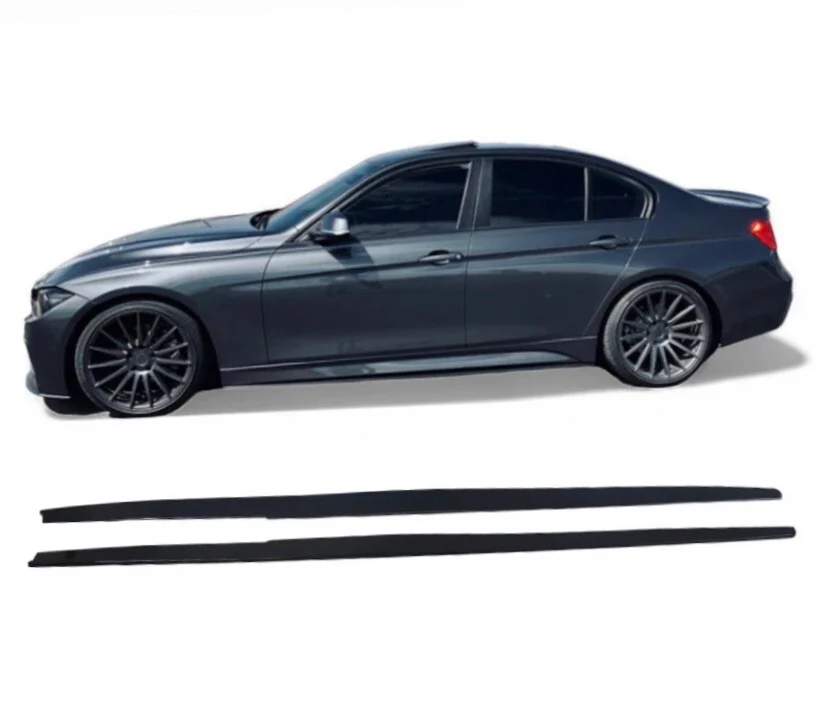 BMW 3 SERIES F30 F31 SIDE EXTENSION BLADE M PERFORMANCE SKIRT GLOSS 12-2019 - Image 8