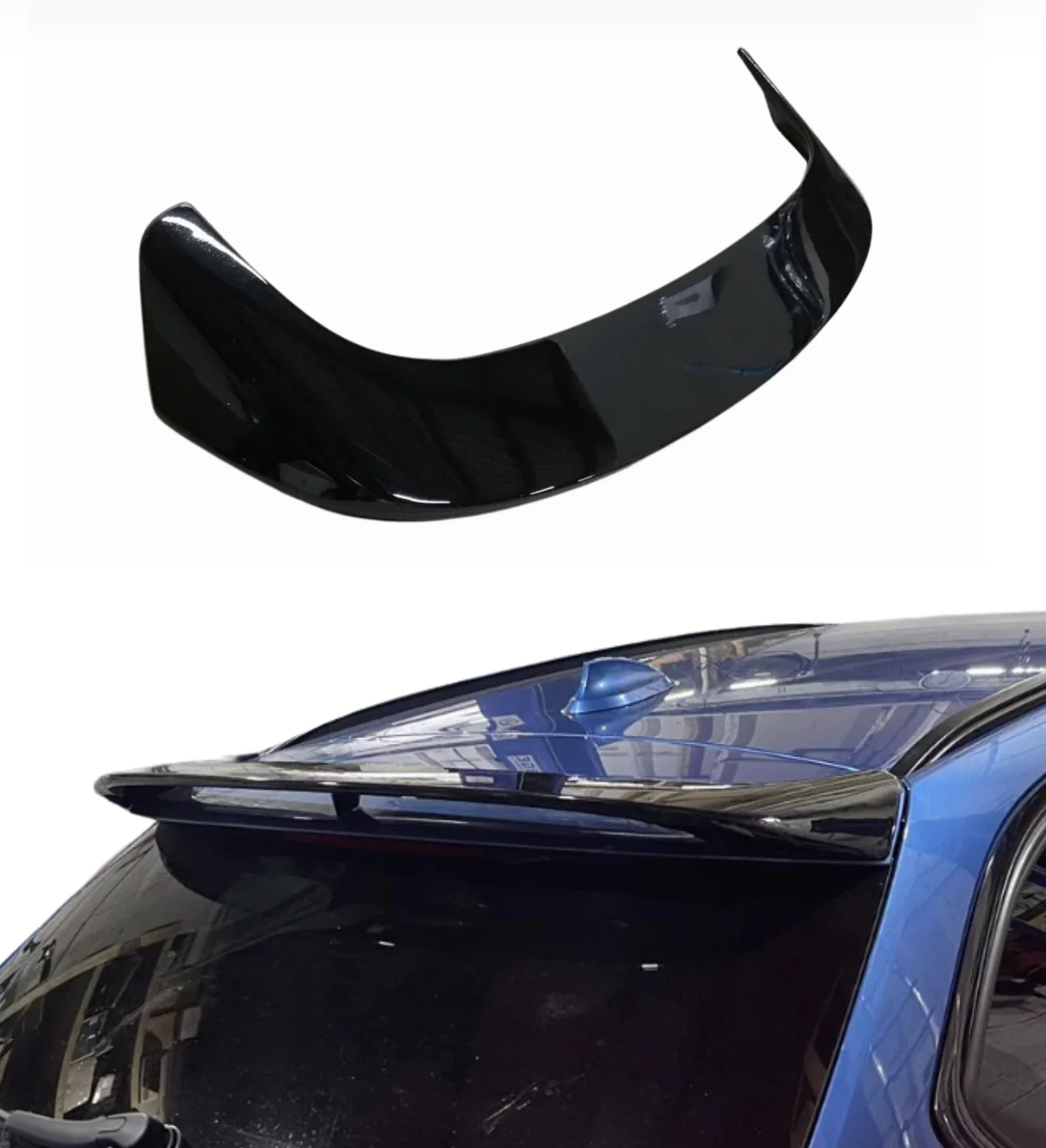BMW 3 Series F31 Estate Touring Roof Spoiler Lip Gloss Black Mp - Image 4