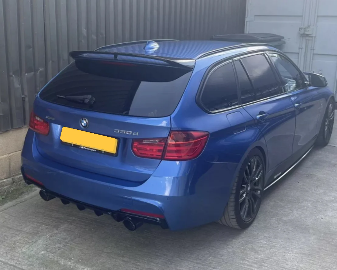 BMW 3 Series F31 Estate Touring Roof Spoiler Lip Gloss Black Mp - Image 8