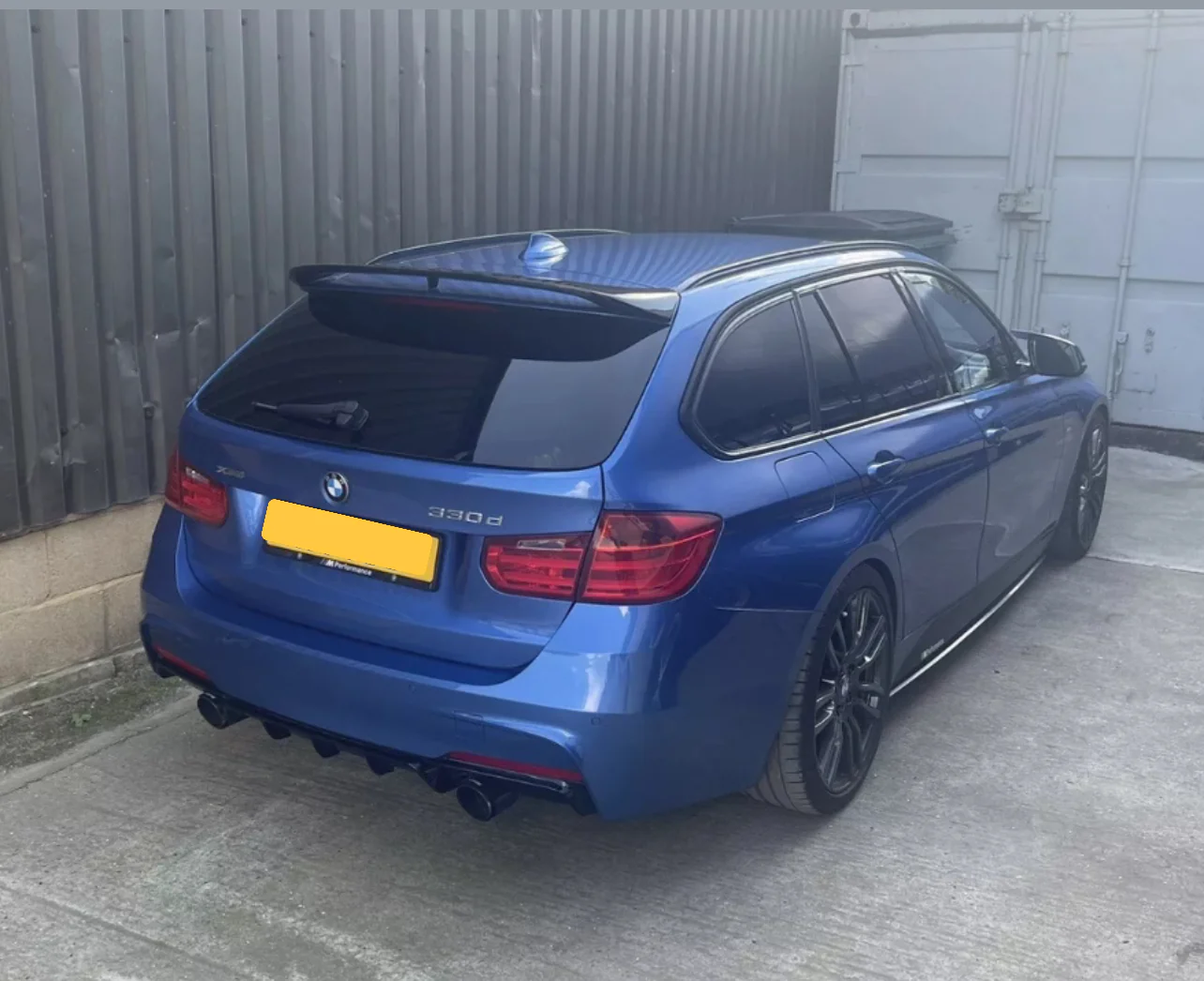 BMW 3 Series F31 Estate Touring Roof Spoiler Lip Gloss Black Mp - Image 9