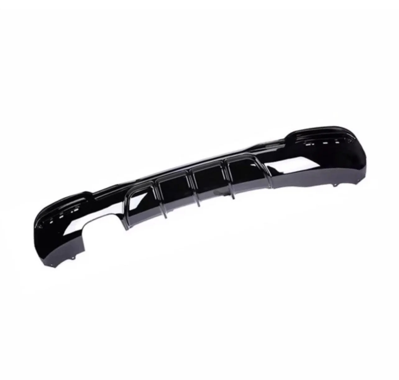 BMW 3 SERIES F34 GLOSS BLACK GT M SPORT REAR BUMPER DIFFUSER LIP GLOSS 2014+ - Image 8