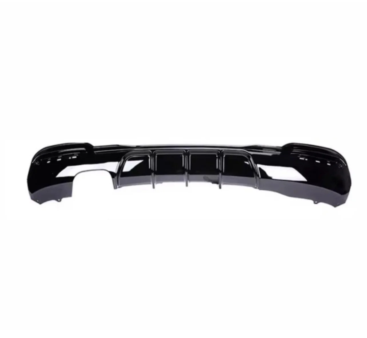 BMW 3 SERIES F34 GLOSS BLACK GT M SPORT REAR BUMPER DIFFUSER LIP GLOSS 2014+ - Image 9