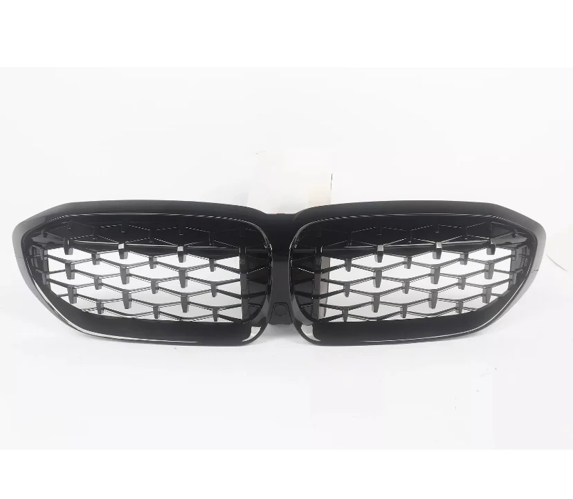 BMW 3 Series G20 G21 Front Kidney Grilles Grills Style Gloss Black 2019-22 - Image 3