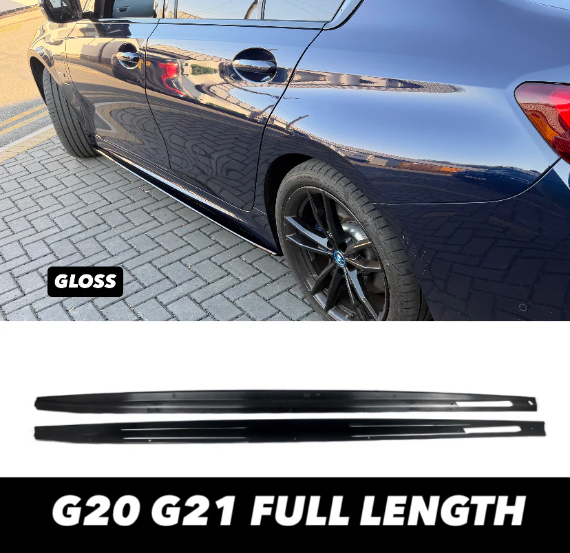 BMW 3 Series G20 G21 Full Length Side Skirt Extensions STM - Image 4