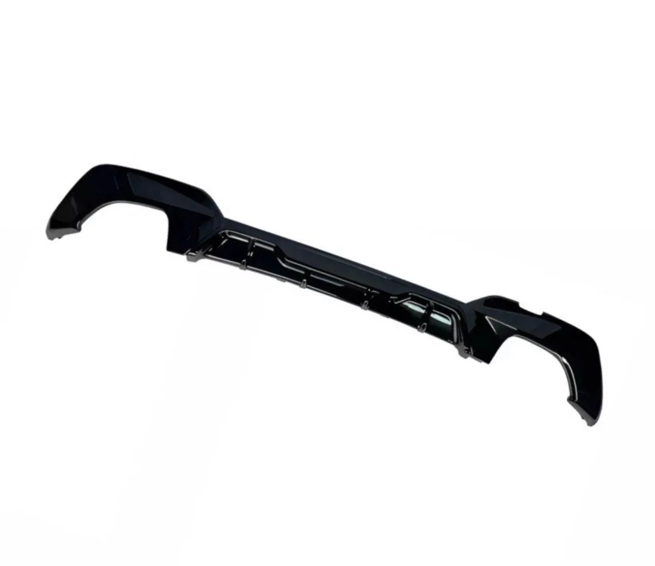 BMW 3 SERIES G20 G21 GLOSS BLACK PERFORMANCE REAR DIFFUSER 340i QUAD - Image 2