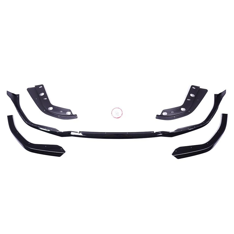 BMW 3 SERIES G20 G21 M SPORT AC STYLE FRONT LIP SPLITTER 3PC GLOSS BLACK OEM FIT - Image 2