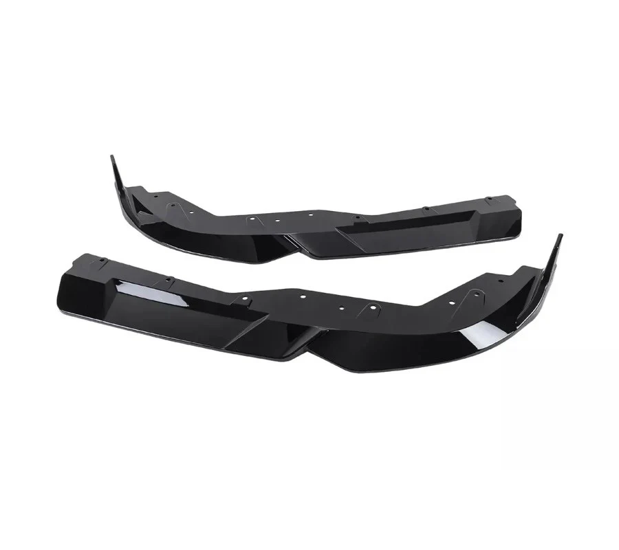 BMW 3 SERIES G20 GLOSS BLACK FRONT SPLITTER BUMPER LIP LCI FACELIFT 2021+ MP - Image 3