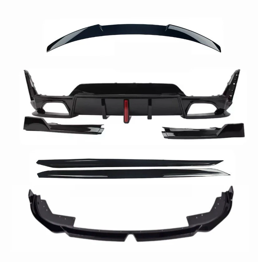 BMW 3 SERIES G20 LCI 2023+ BODYKIT FRONT SPLITTER DIFFUSER V SPOILER MP SIDES