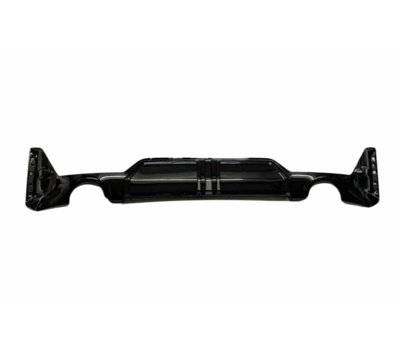 BMW 3 SERIES G20 LCI FRONT SPLITTER DIFFUSER SKIRTS BODY KIT GLOSS BLACK 2023 - Image 2