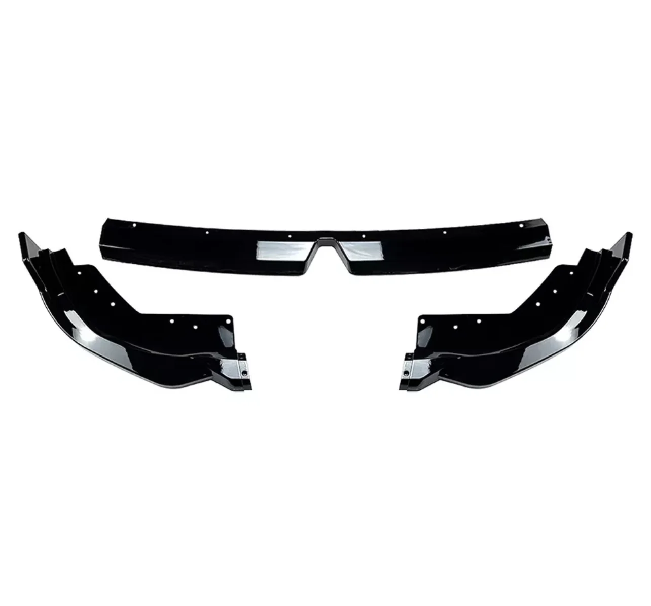 BMW 3 Series G20 LCI Gloss Black M Sport Front Bumper Lower Spoiler Splitter Lip - Image 9