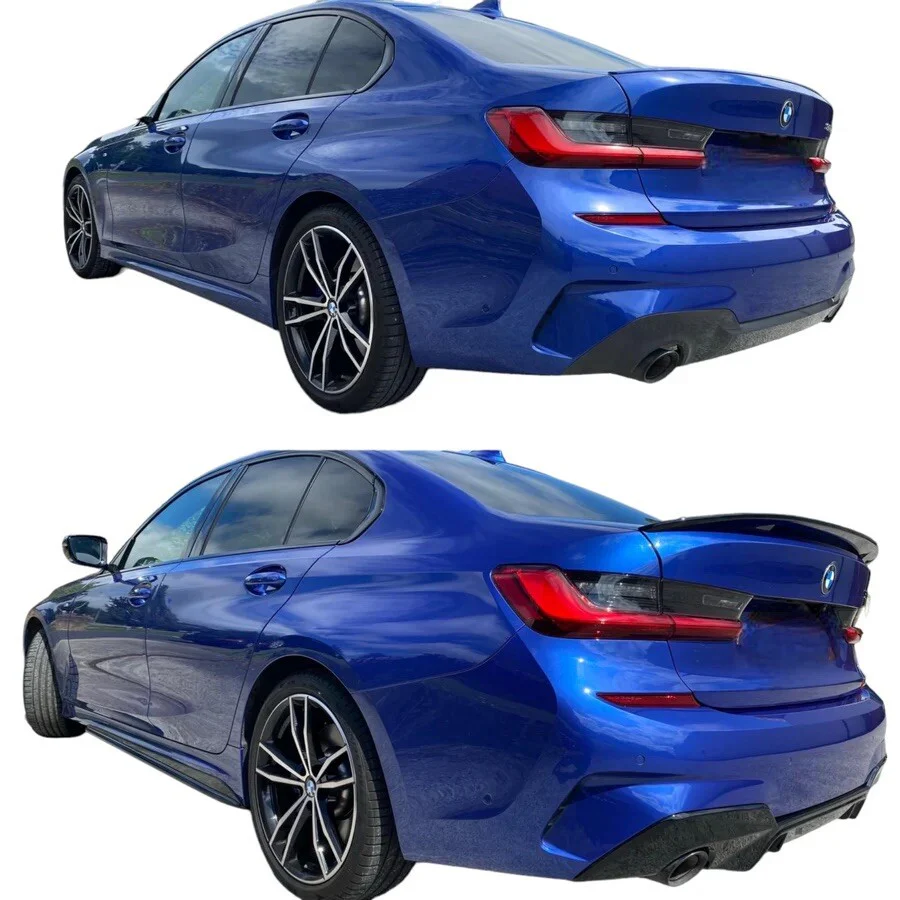 BMW 3 SERIES G20 M PERFORMANCE BODY KIT FRONT SPLITTER REAR DIFFUSER SIDE SKIRT - Image 13