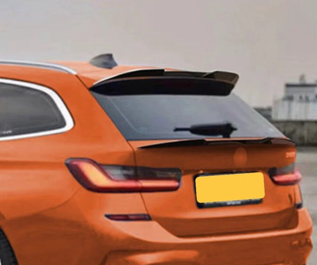BMW 3 SERIES G21 ESTATE SLIM REAR ROOF BOOT SPOILER 2019+ GLOSS BLACK WING LIP ABS - Image 8