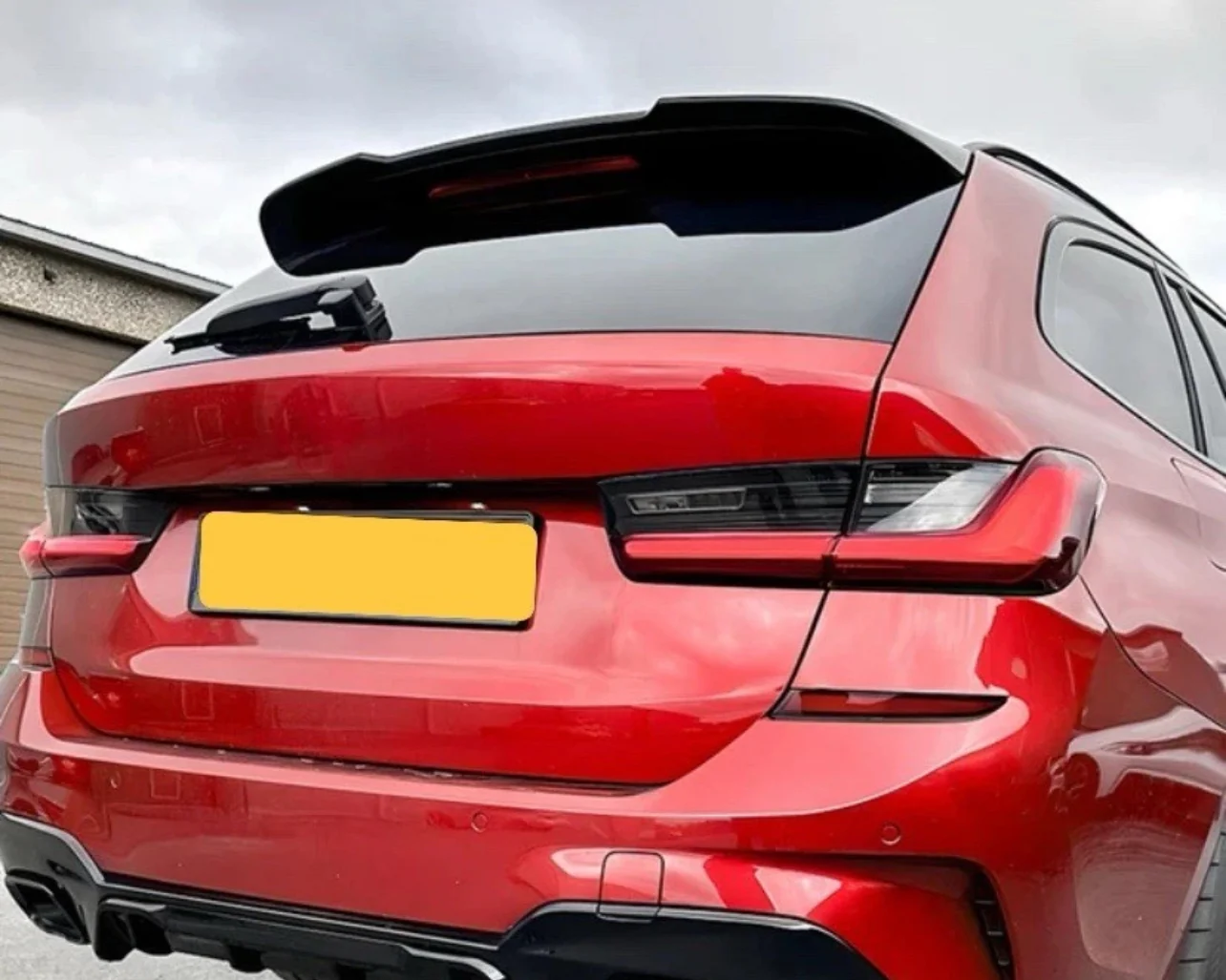 BMW 3 SERIES G21 ESTATE TOURING GLOSS BLACK ABS REAR ROOF SPOILER WING - Image 7