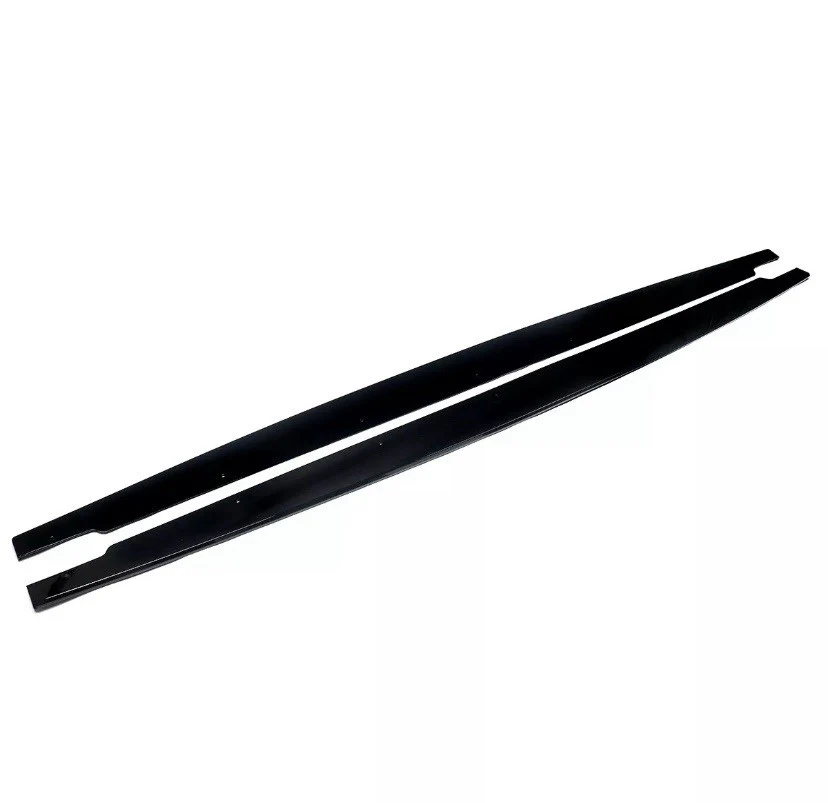 BMW 3 Series M3 E90 E92 E93 Side Skirts Extension Blades Gloss Black 2005-14 ABS - Image 6