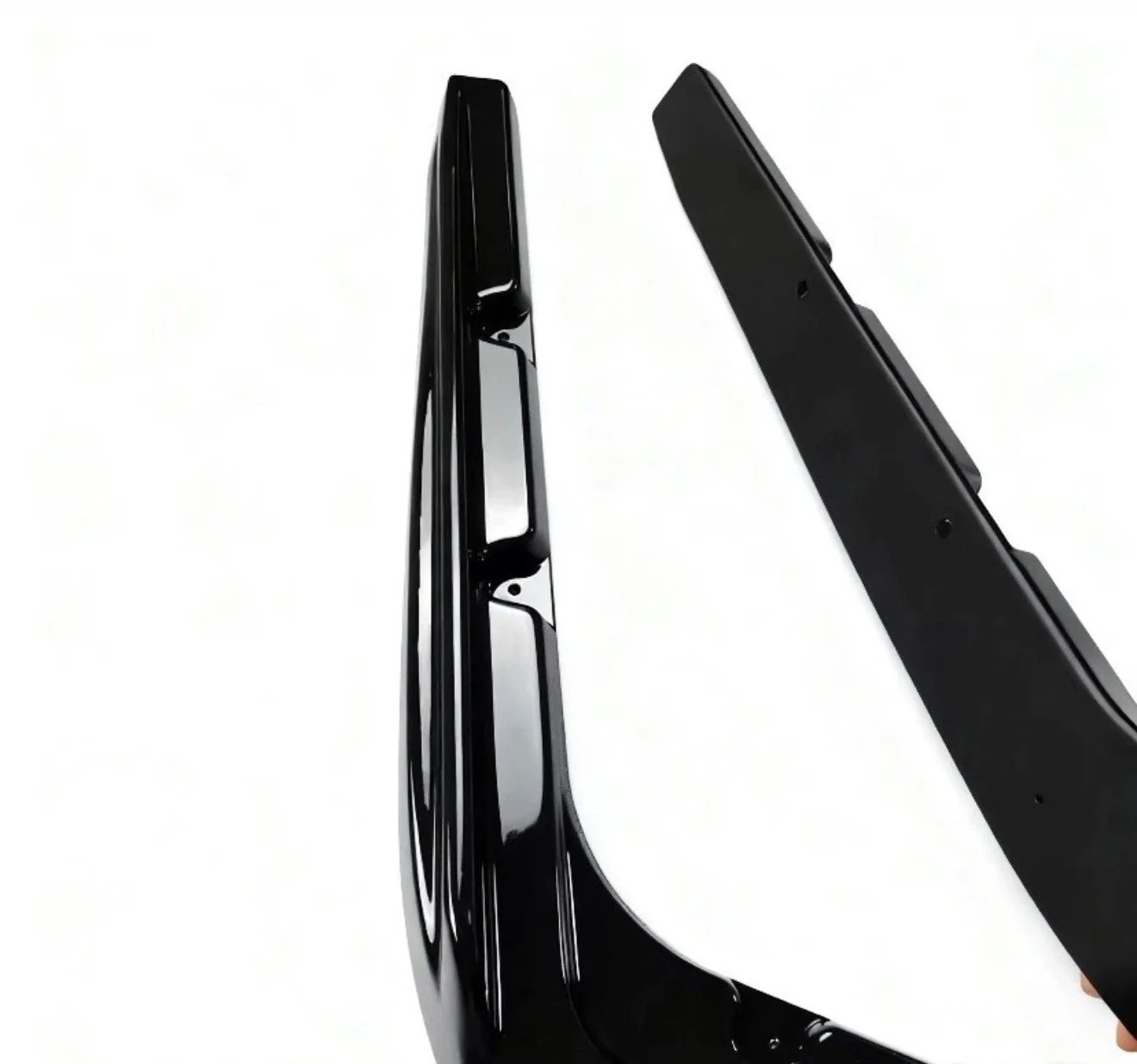 BMW 3 Series M3 F30 Gloss Black Rear Corner Side Spats Canards Diffuser Splitter - Image 2