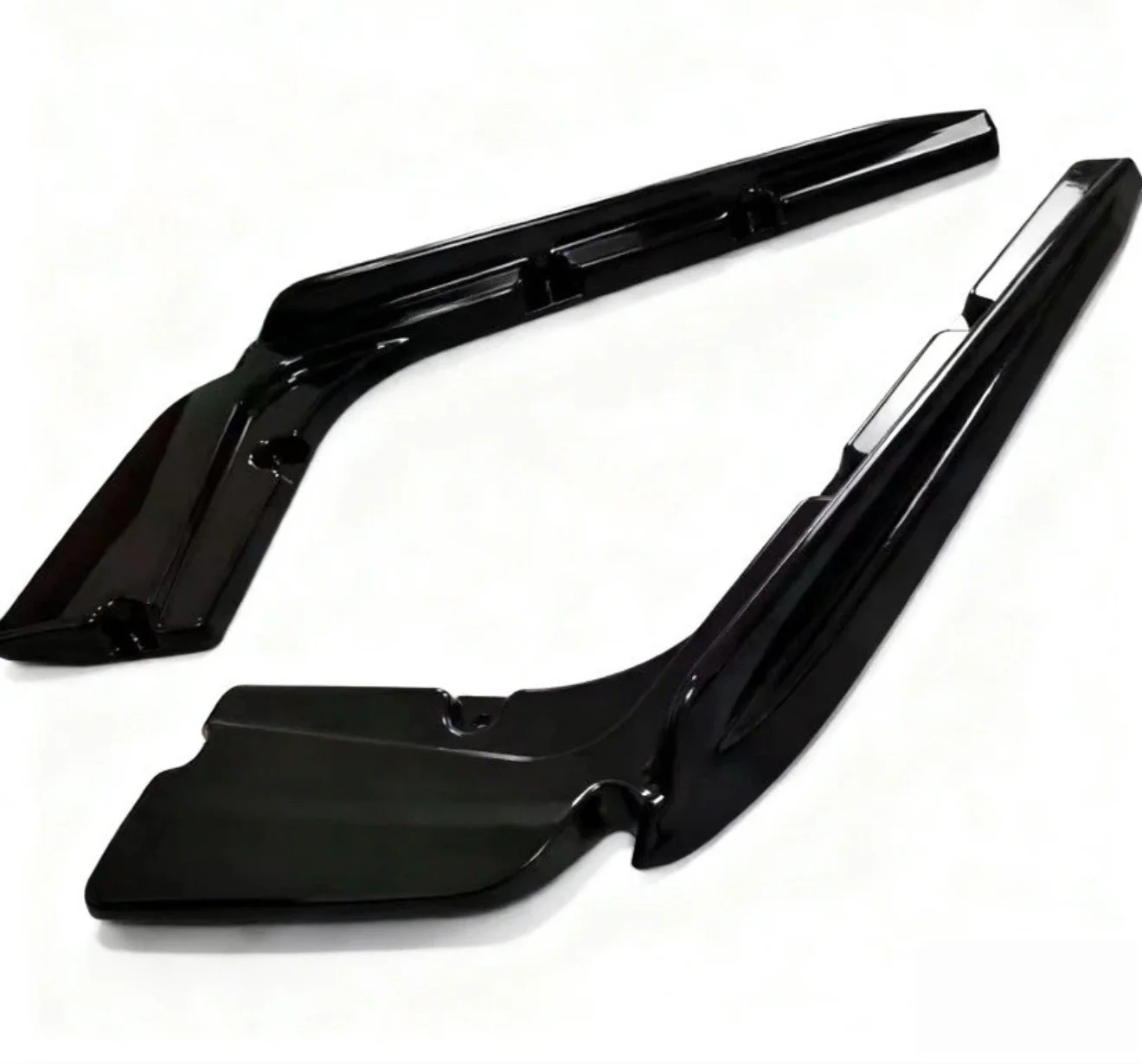 BMW 3 Series M3 F30 Gloss Black Rear Corner Side Spats Canards Diffuser Splitter - Image 4