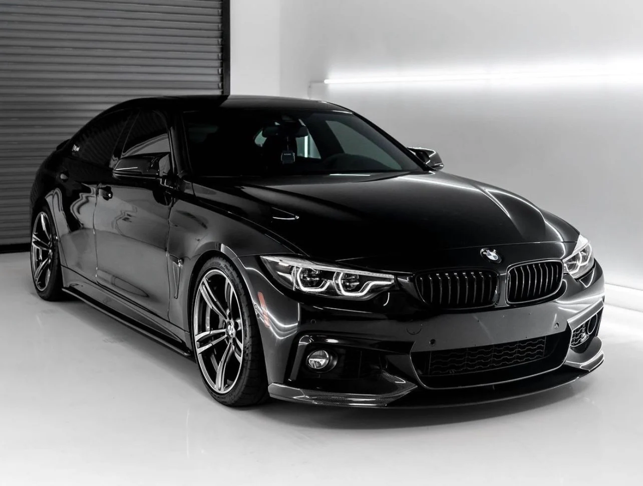 BMW 4 Series F32 F33 F36 Front Splitter Gloss Black 2014-2020 Mp Style - Image 7