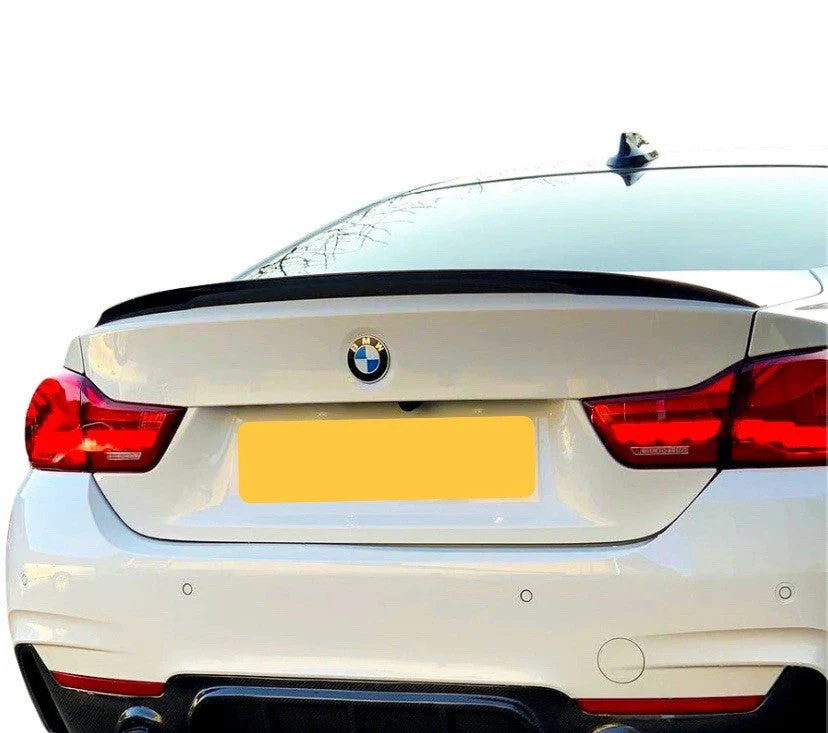BMW 4 SERIES F32 M PERFORMANCE STYLE REAR BOOT LIP SPOILER MATTE BLACK  MP