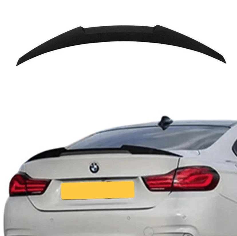 BMW 4 Series F36 2014-2020 Gran Coupe M4 Style Rear Spoiler In Matt Black