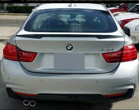 BMW 4 SERIES F36 4D GRAN COUPE REAR TRUNK BOOT SPOILER LIP MATTE BLACK