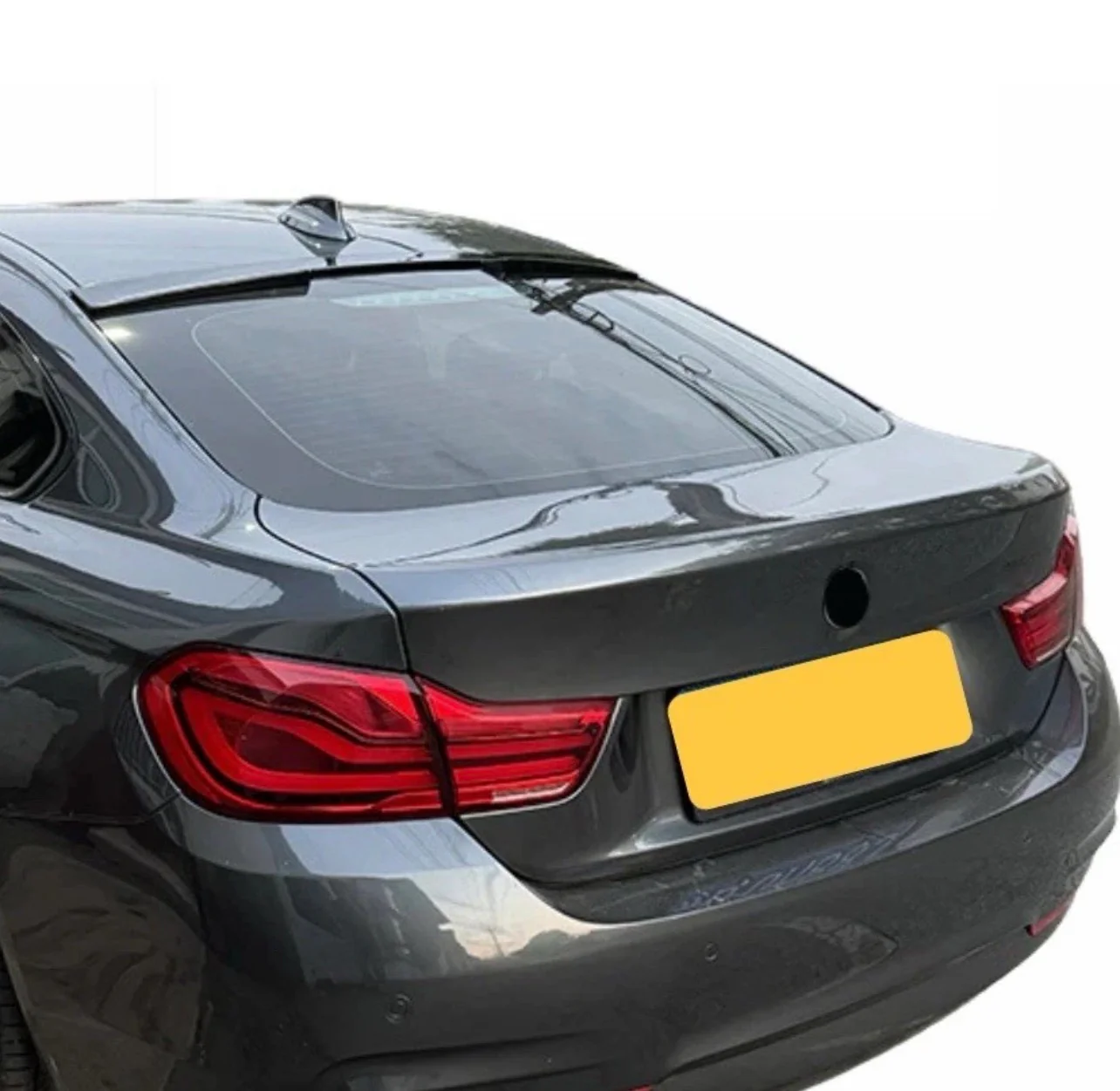 BMW 4 SERIES F36 GRAN COUPE BLACK 2014-2021 REAR ROOF BOOT SPOILER WING LIP - Image 7