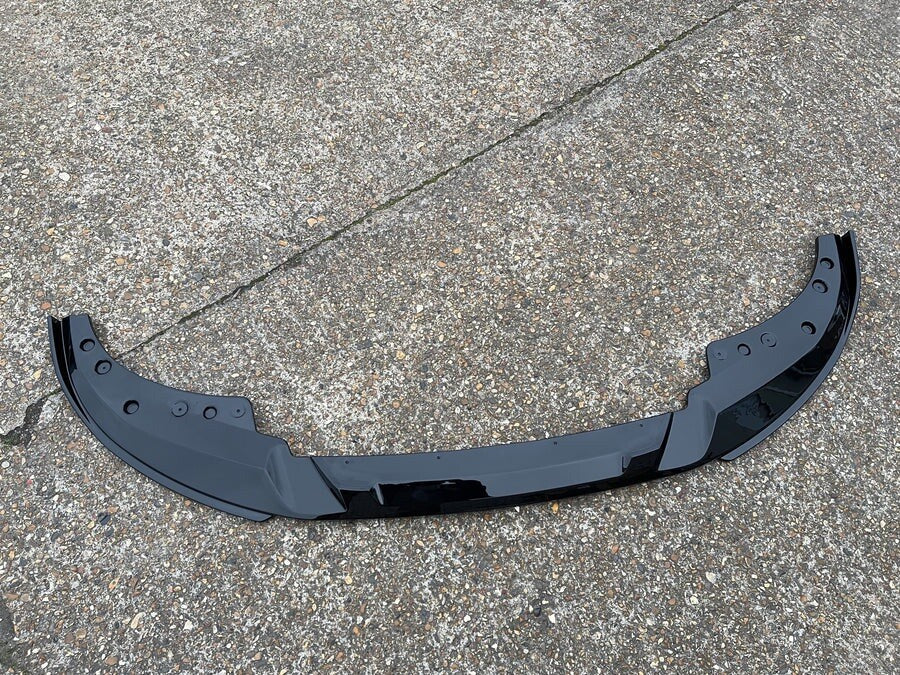 BMW 4 SERIES G22 G23 G26 M SPORT 3D FRONT SPLITTER BUMPER LIP GLOSS - Image 5