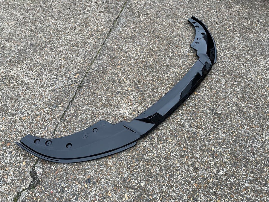 BMW 4 SERIES G22 G23 G26 M SPORT 3D FRONT SPLITTER BUMPER LIP GLOSS - Image 8