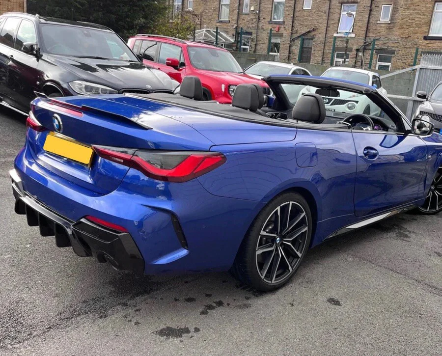 BMW 4 SERIES G23 CONVERTIBLE KIT FRONT SPLITTER SKIRT DIFFUSER BODY BODYKIT LIP - Image 6