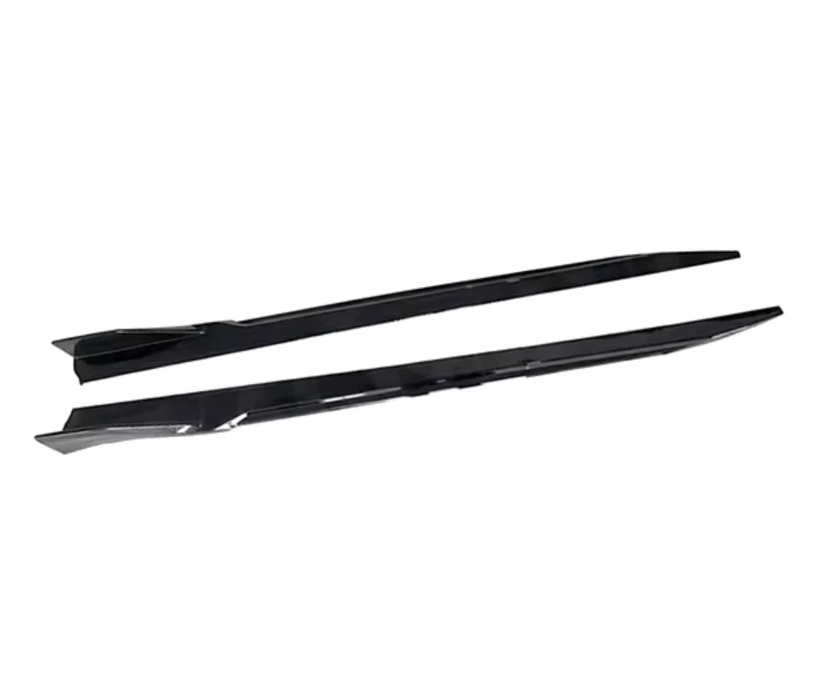 BMW 4 Series G26 Gran Coupe 4D Side Skirts Extension Gloss Black 2021-2023 - Image 2
