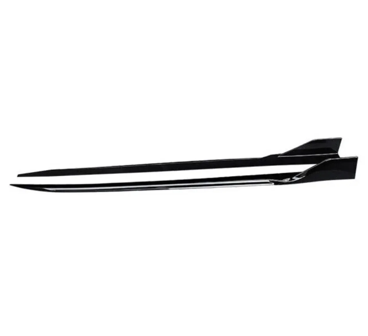 BMW 4 Series G26 Gran Coupe 4D Side Skirts Extension Gloss Black 2021-2023 - Image 5