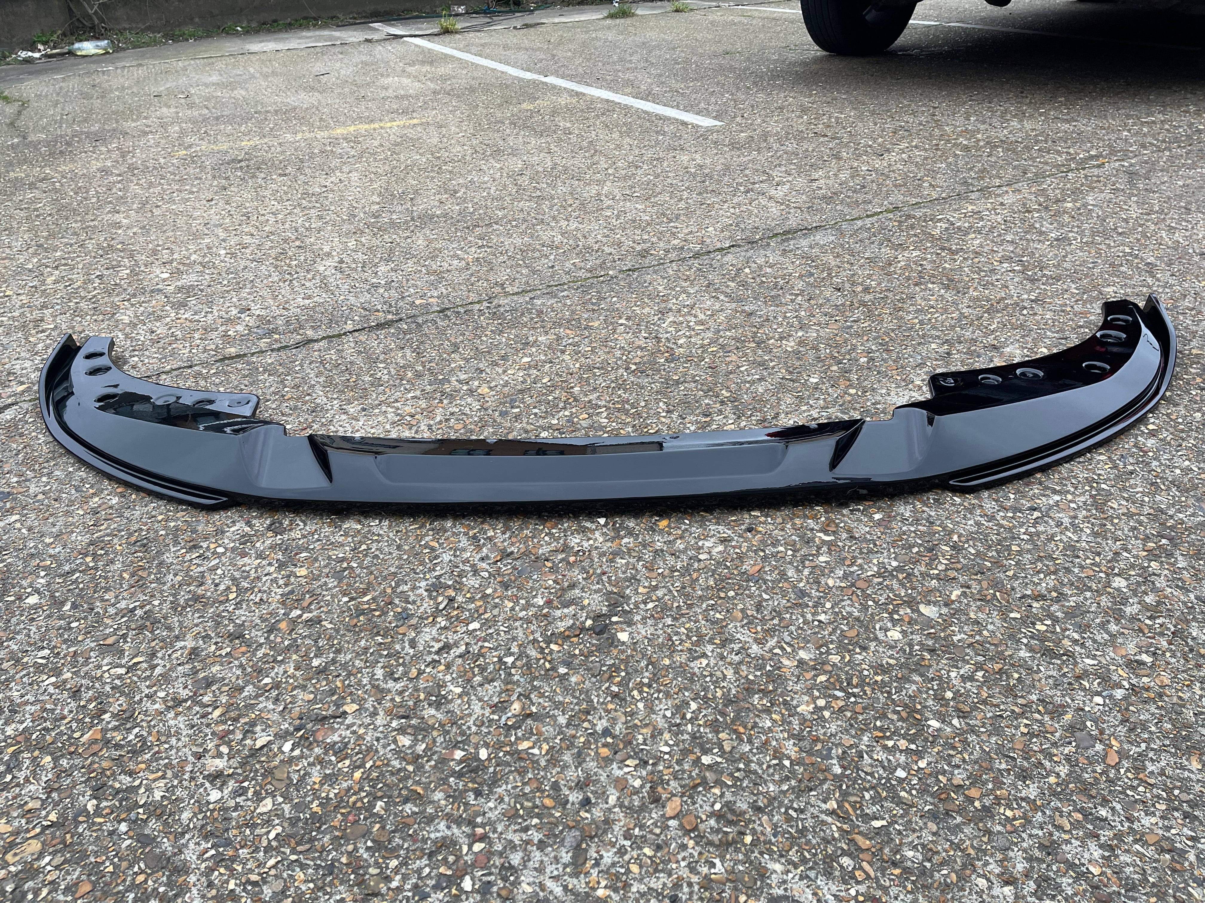 BMW 4 Series G26 Gran Coupe Front Splitter Gloss Black STM Style - Image 3