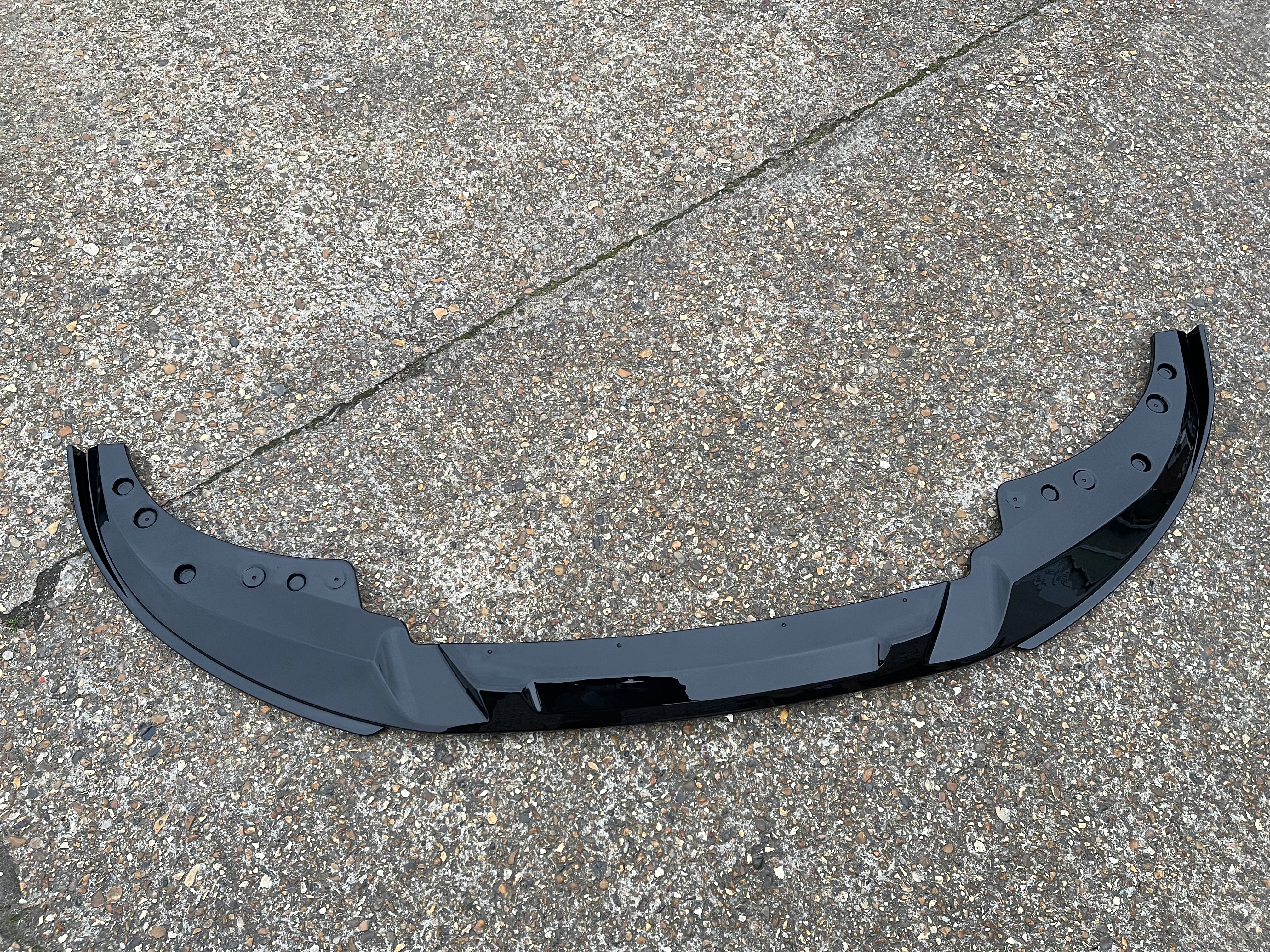 BMW 4 Series G26 Gran Coupe Front Splitter Gloss Black STM Style - Image 5